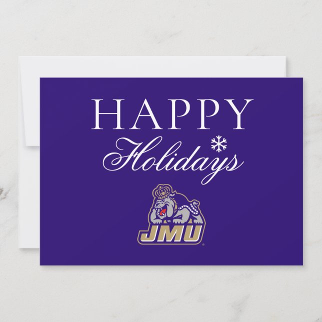 James Madison University | Duke Dog JMU Holiday Card (Front)