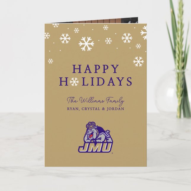 James Madison University | Duke Dog JMU Holiday Card (Front)
