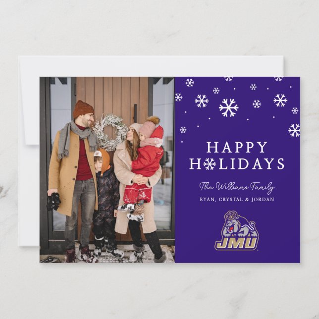 James Madison University | Duke Dog JMU Holiday Card (Front)