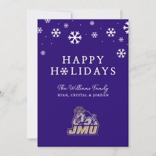 James Madison University Duke Dog JMU Holiday Card
