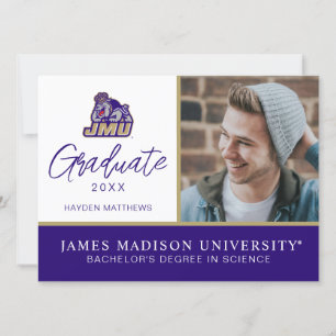 James Madison University Duke Dog JMU Invitation