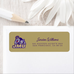 James Madison University   Duke Dog JMU Label
