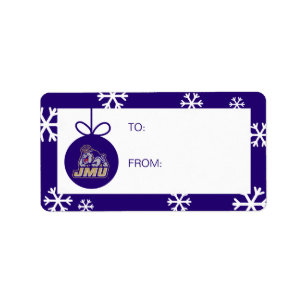 James Madison University   Duke Dog JMU Label