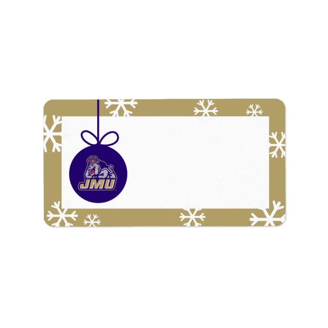 James Madison University | Duke Dog JMU Label (Front)