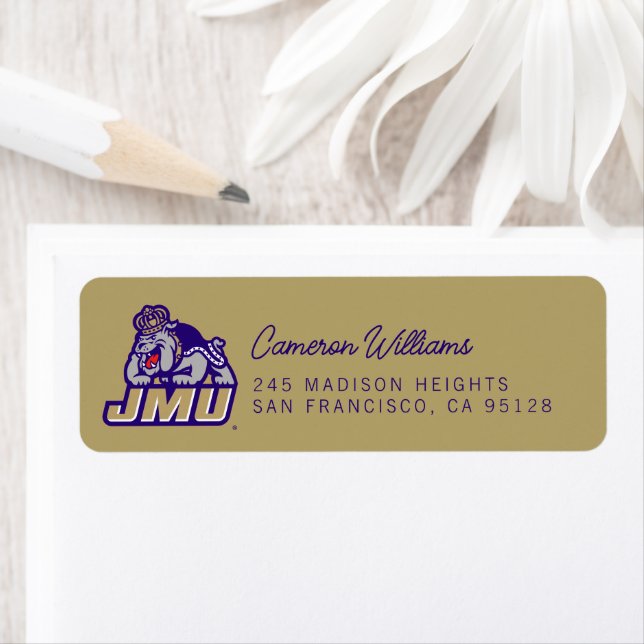 James Madison University | Duke Dog JMU Label (Insitu)