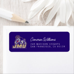 James Madison University   Duke Dog JMU Label