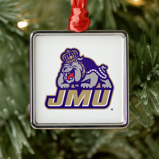 James Madison University | Duke Dog JMU Metal Ornament (Tree)