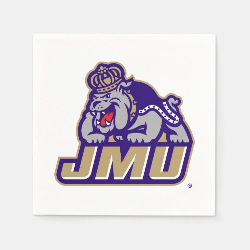 James Madison University  Duke Dog JMU Napkins