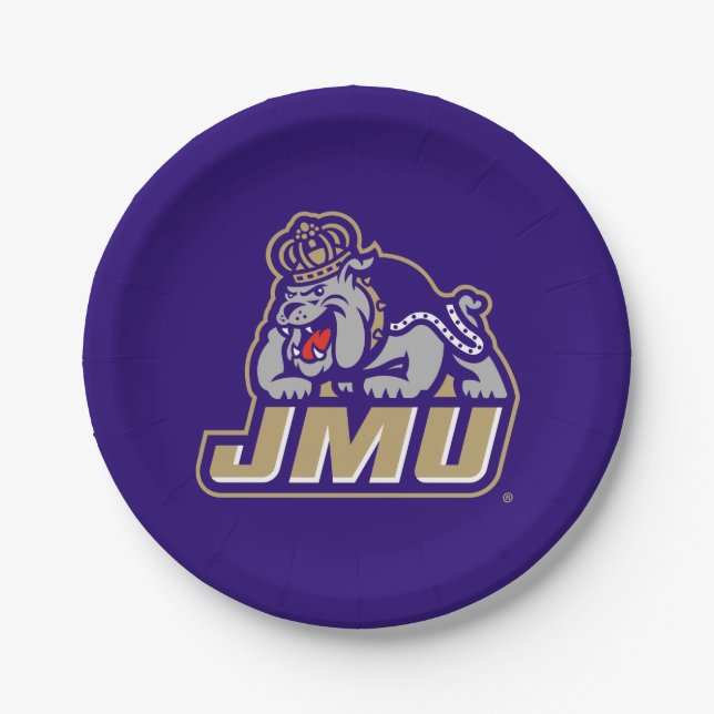 James Madison University | Duke Dog JMU Paper Plates (Front)