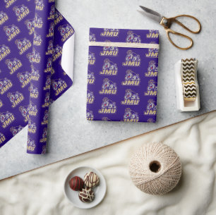 James Madison University   Duke Dog JMU Wrapping Paper