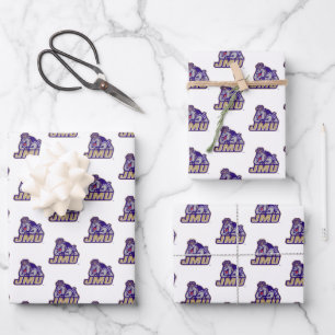 James Madison University Duke Dog JMU Wrapping Paper Sheets