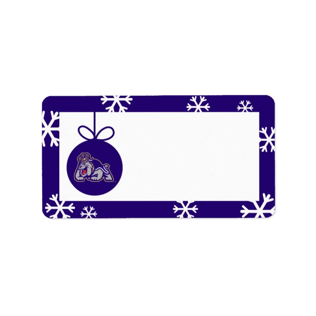 James Madison University | Duke Dog Label (Front)