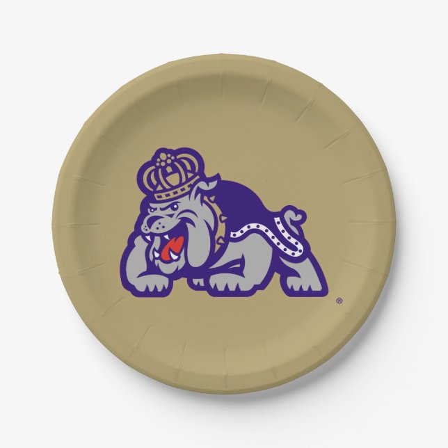 James Madison University | Duke Dog Paper Plates (Front)