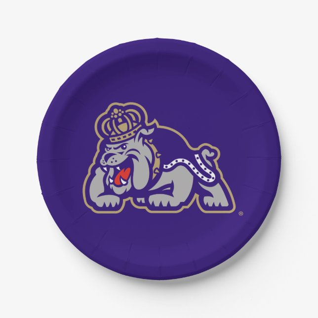 James Madison University | Duke Dog Paper Plates (Front)