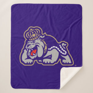 James Madison University Duke Dog Sherpa Blanket