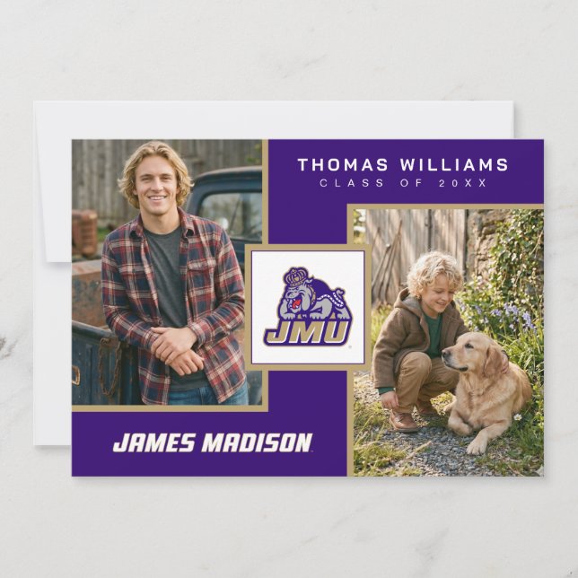 James Madison University Graduation Invitation (Front)