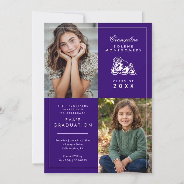 James Madison University Graduation Invitation (Front)