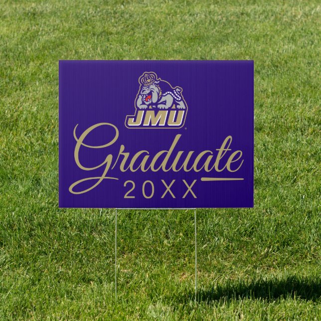 James Madison University Graduation Sign (Insitu)