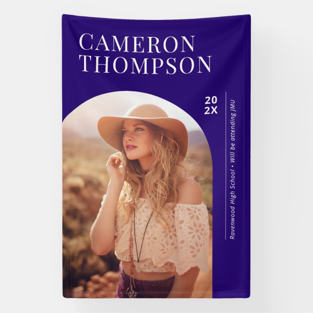 James Madison University | JMU Banner (Vertical)