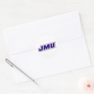 James Madison University JMU Classic Round Sticker