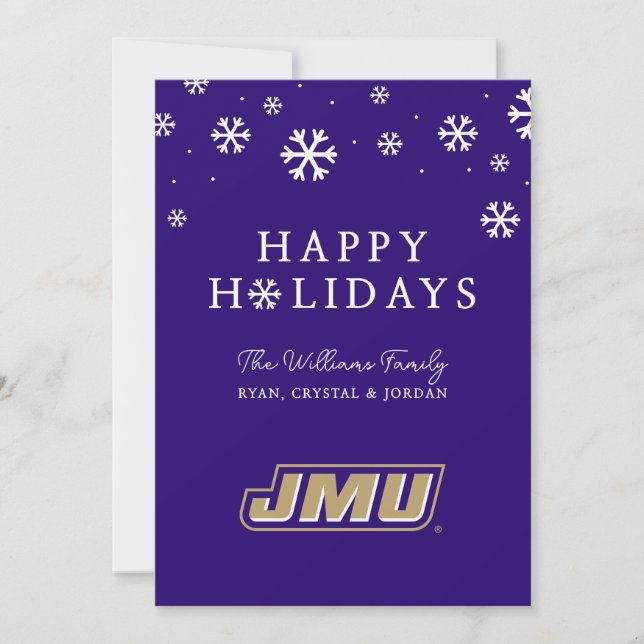 James Madison University | JMU Holiday Card (Front)