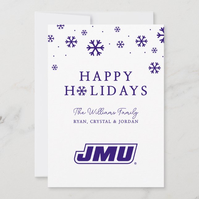 James Madison University | JMU Holiday Card (Front)