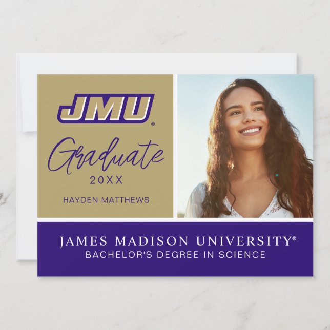 James Madison University | JMU Invitation (Front)
