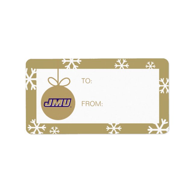 James Madison University | JMU Label (Front)