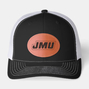 James Madison University   JMU Leather Patch Hat