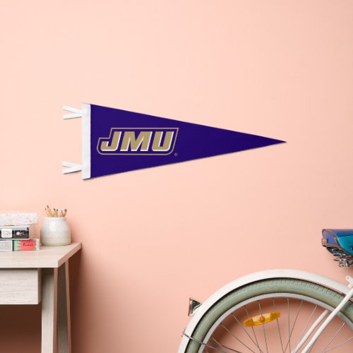 James Madison University  JMU Pennant Flag