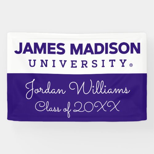 James Madison University  Wordmark Banner