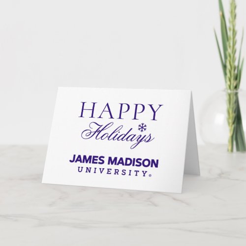 James Madison University  Wordmark Card