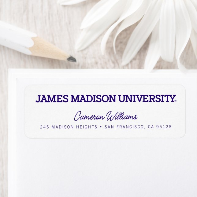 James Madison University | Wordmark Label (Insitu)