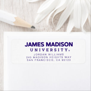 James Madison University Wordmark Label