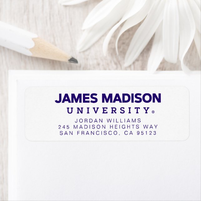 James Madison University | Wordmark Label (Insitu)