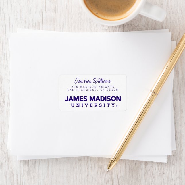 James Madison University | Wordmark Label (Insitu)