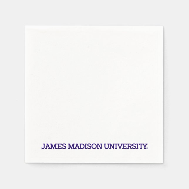 James Madison University | Wordmark Napkins (Front)