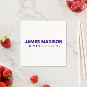 James Madison University   Wordmark Napkins