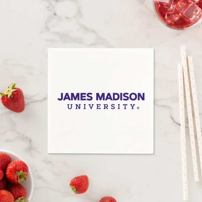 James Madison University | Wordmark Napkins (Insitu)