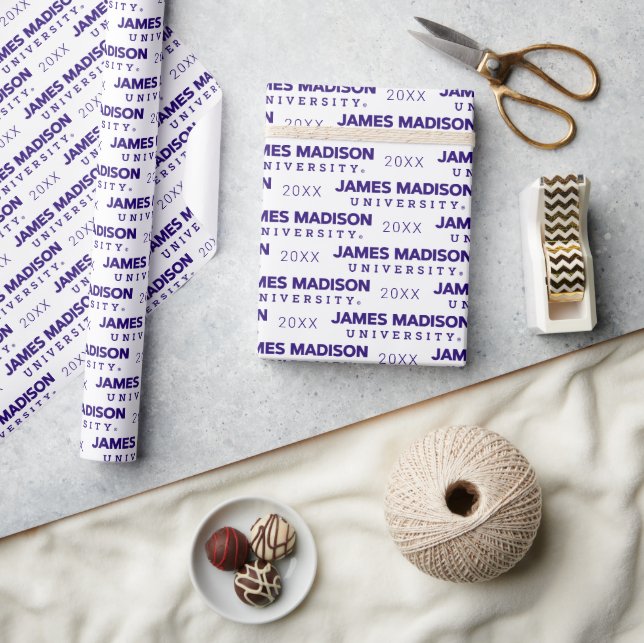 James Madison University | Wordmark Wrapping Paper (Crafts)