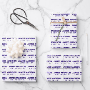 James Madison University Wordmark Wrapping Paper Sheets