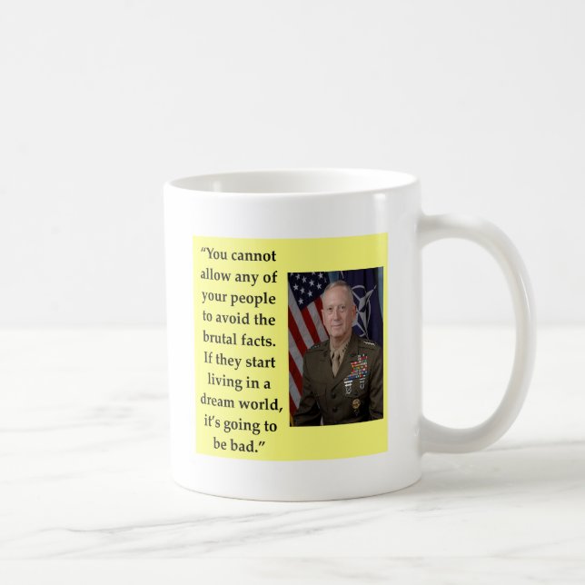 james mattis coffee mug (Right)
