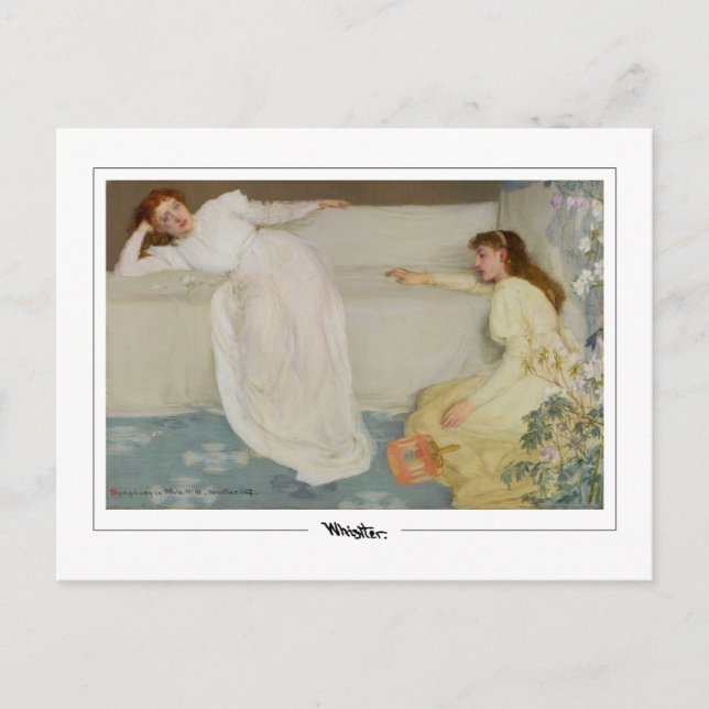 James McNeill Whistler #262-2 - Fine Art Postca… Postcard (Front)