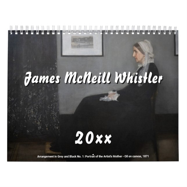 James McNeill Whistler Calendar (Cover)
