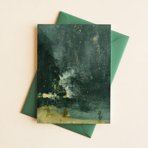 James McNeill Whistler Nocturne in Black and Gold  Postcard