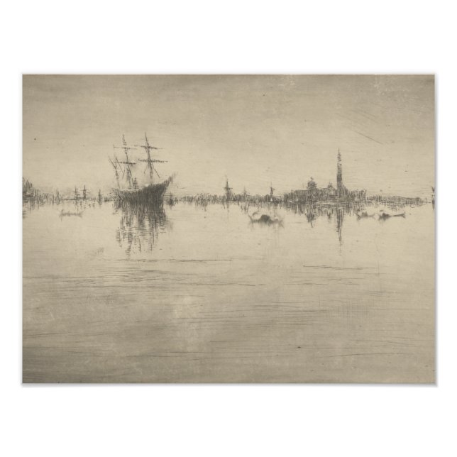 James McNeill Whistler - Nocturne Photo Print (Front)