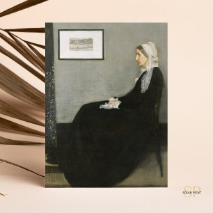 James McNeill Whistler Portrait Whistler's Mother Postcard