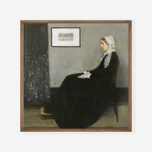 James McNeill Whistler Portrait Whistlers Mother Poster