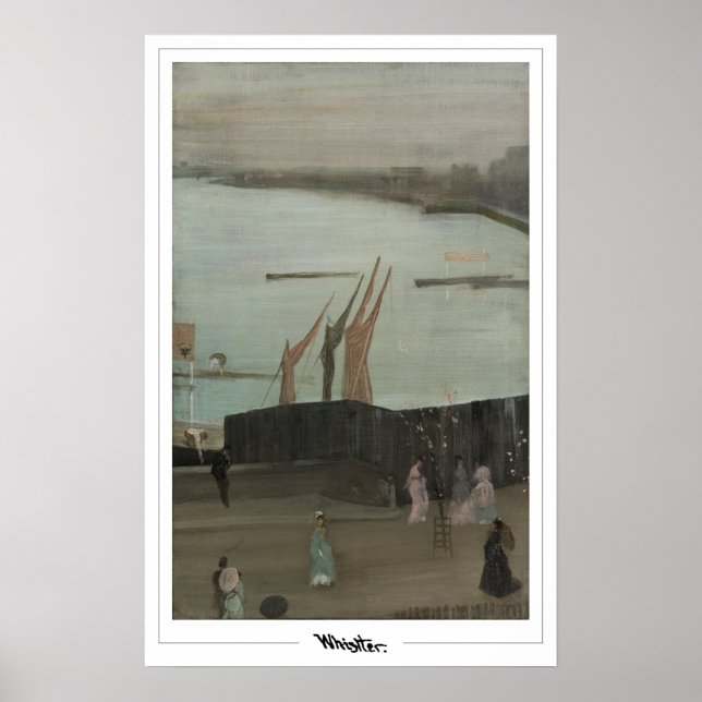 James McNeill Whistler Zedign Art Poster #441-2 (Front)