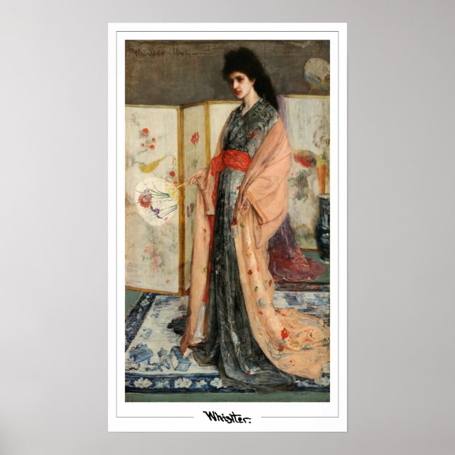James McNeill Whistler Zedign Art Poster #5-2 (Front)